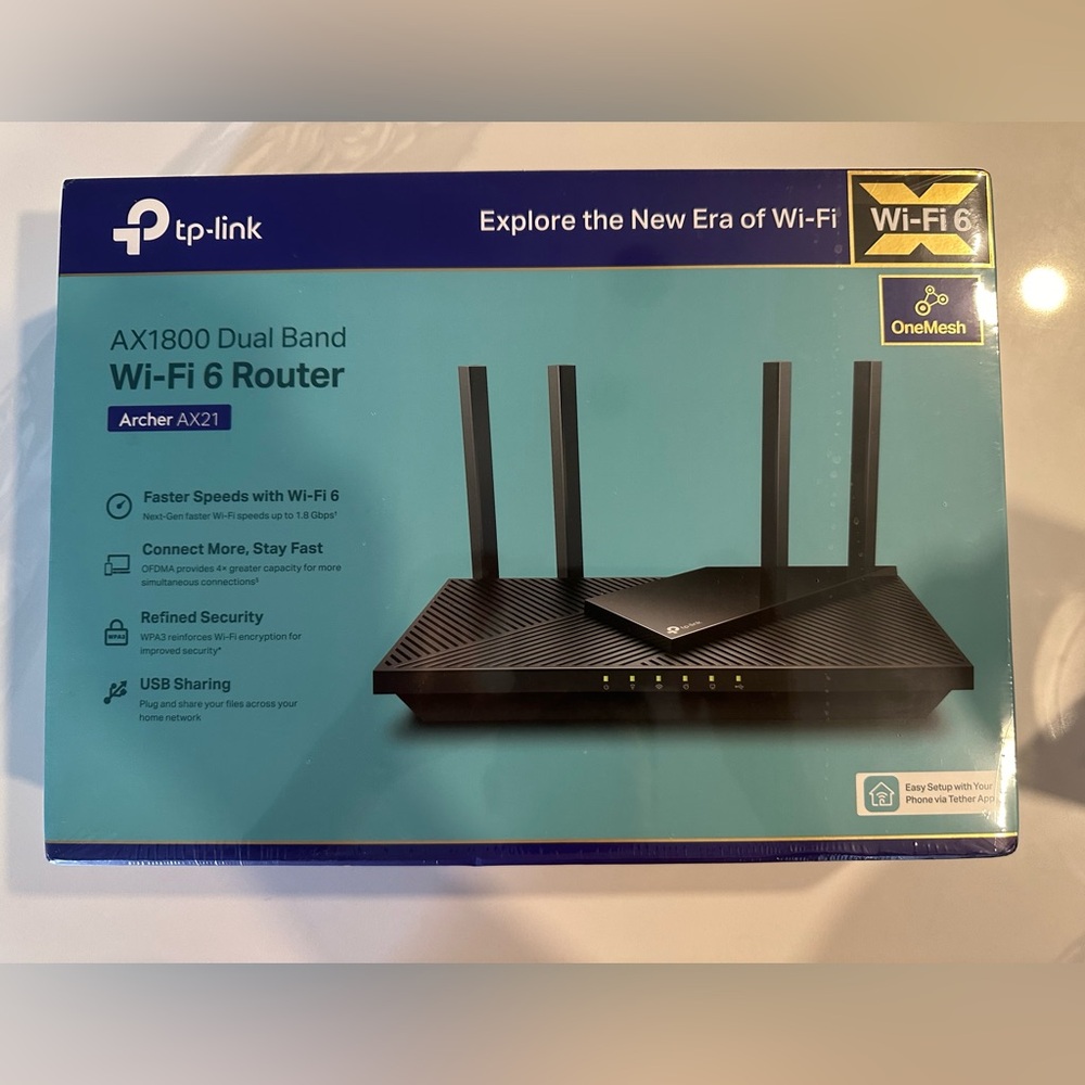 TP-Link WiFi 6 Router AX1800 Smart WiFi Router